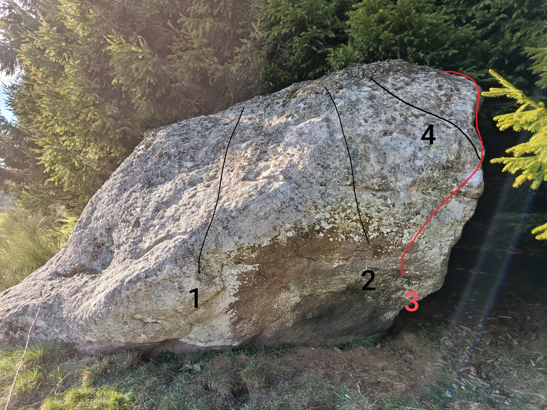Photo de la voie